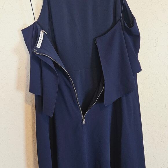 Alice + Olivia Sapphire Kipp Layered Ruffle Short Dress Size 10 - Picture 4 of 10